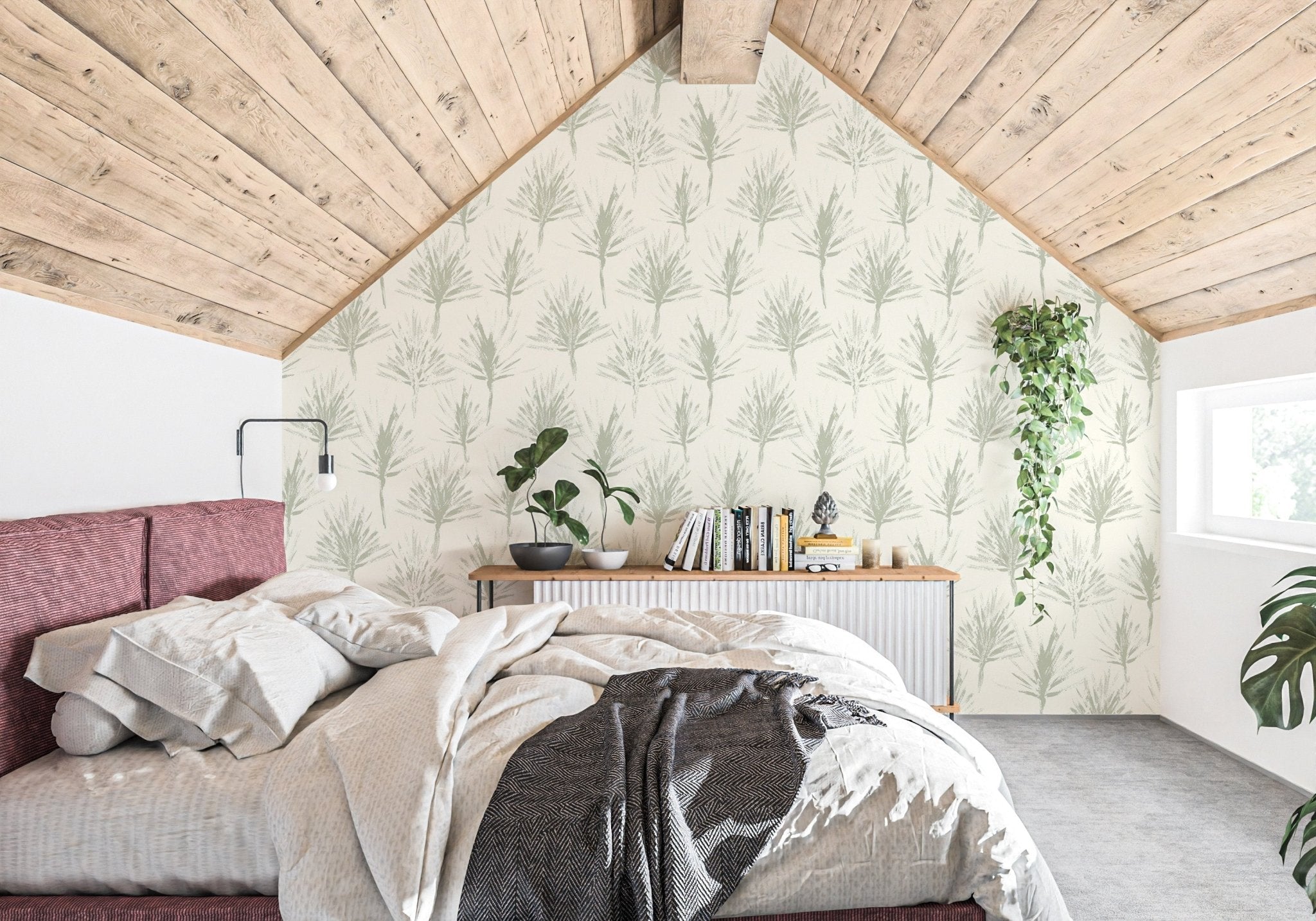 Painted Palm Twigs - Tomono