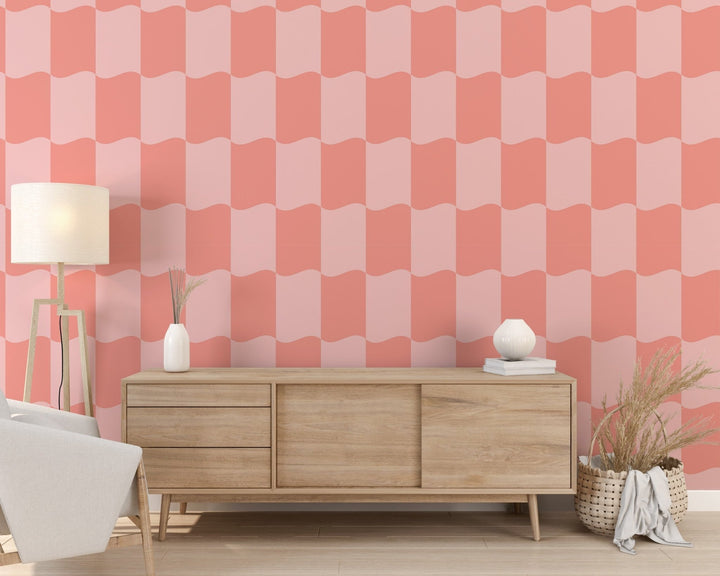 Pale Pink Grid - Tomono