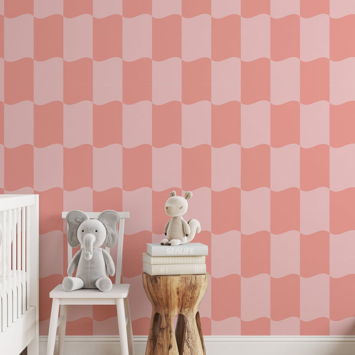 Pale Pink Grid - Tomono