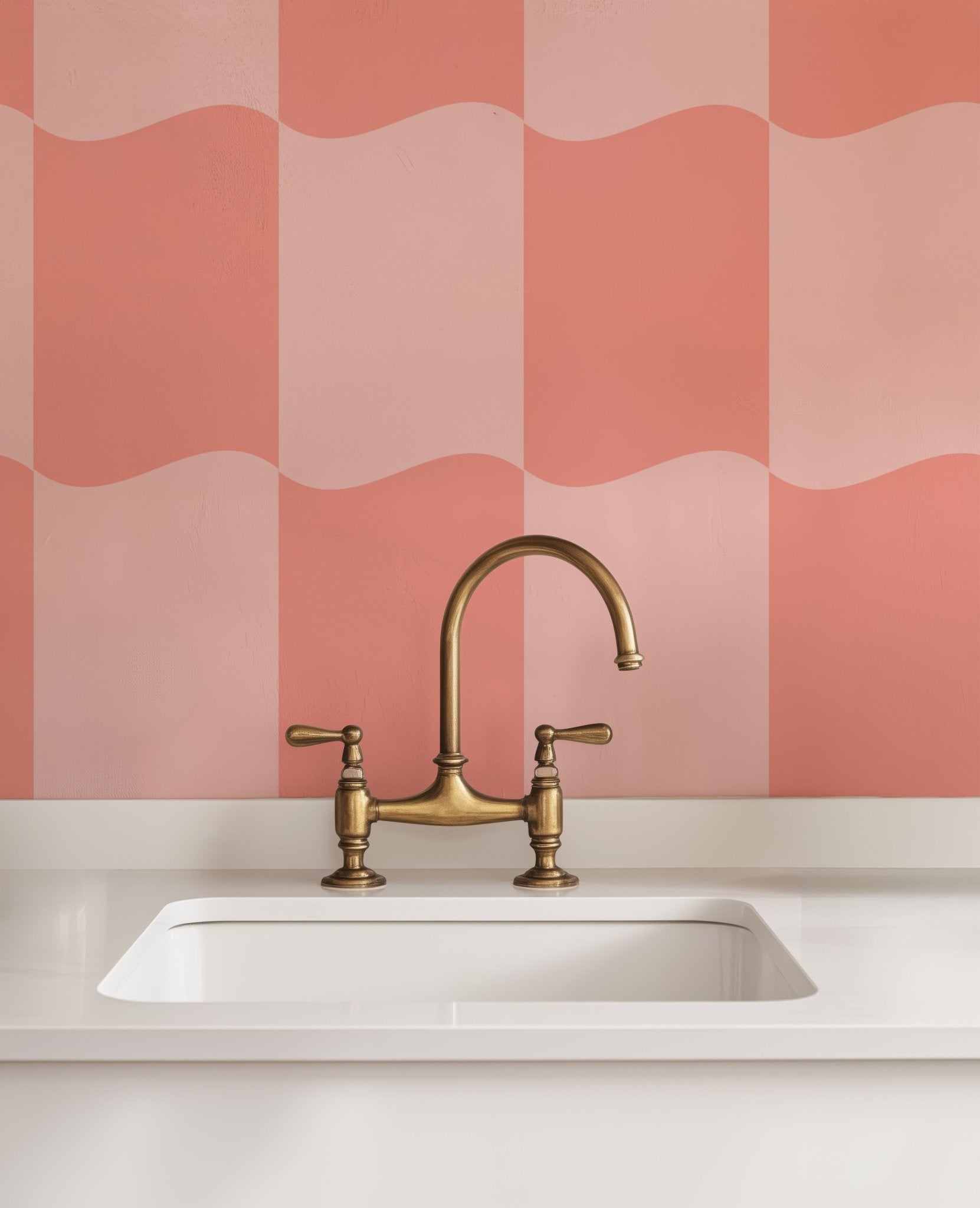 Pale Pink Grid - Tomono