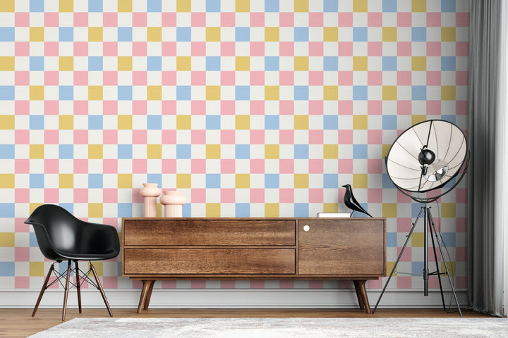 Pastel Checker Pattern - Tomono