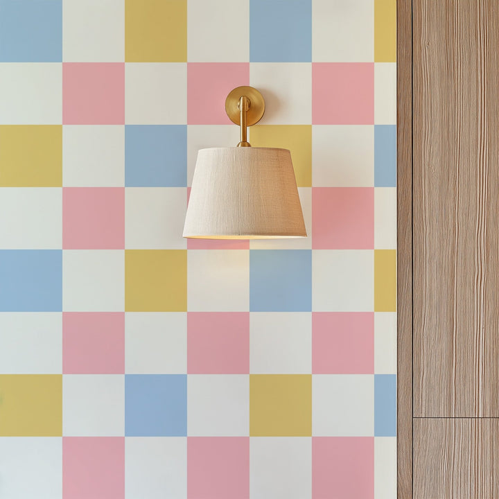 Pastel Checker Pattern - Tomono