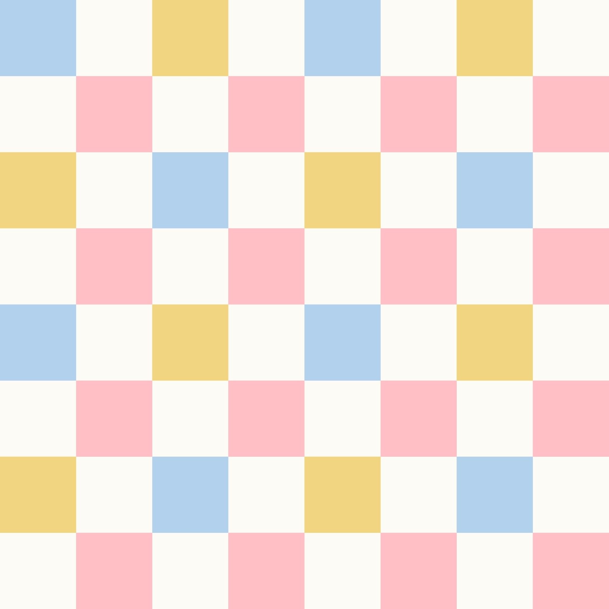 Pastel Checker Pattern - Tomono