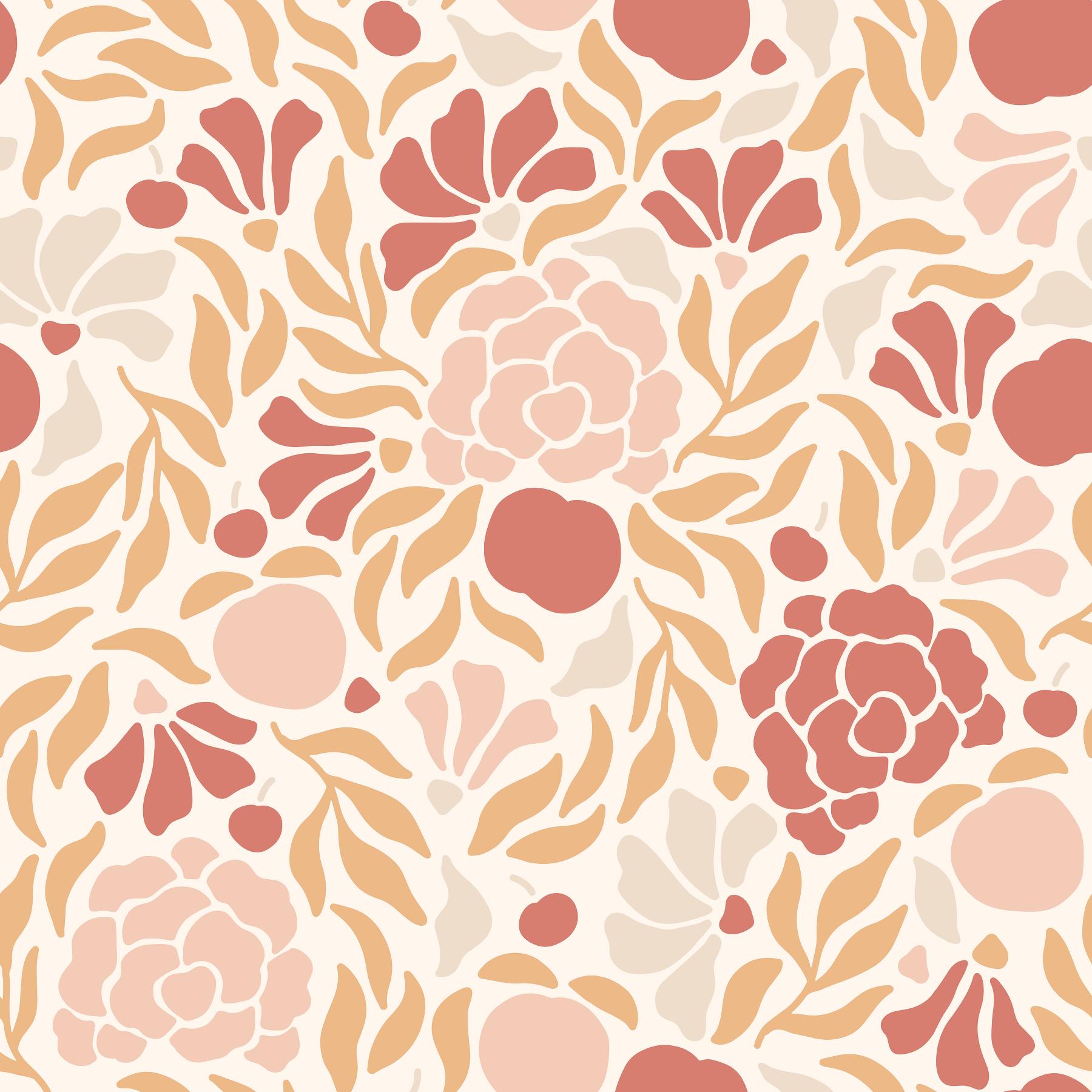 Pastel Floral Mosaic - Tomono