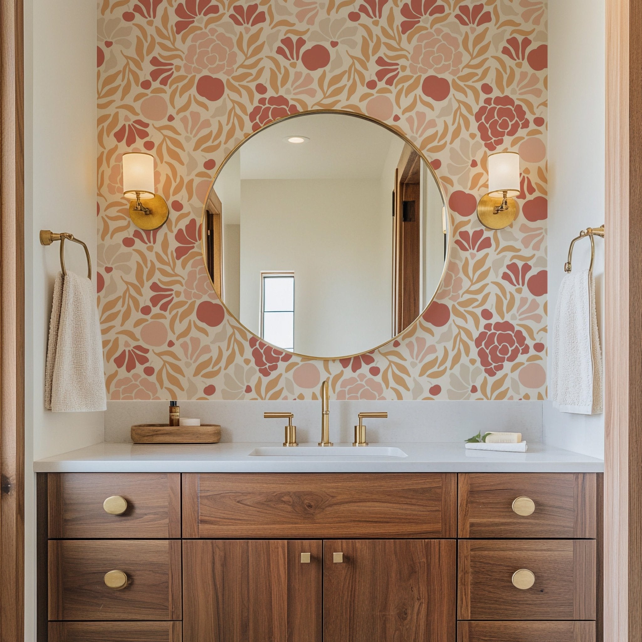 Pastel Floral Mosaic - Tomono