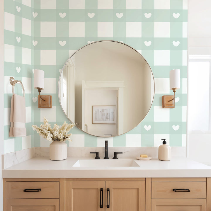 Pastel Love Check Pattern - Tomono