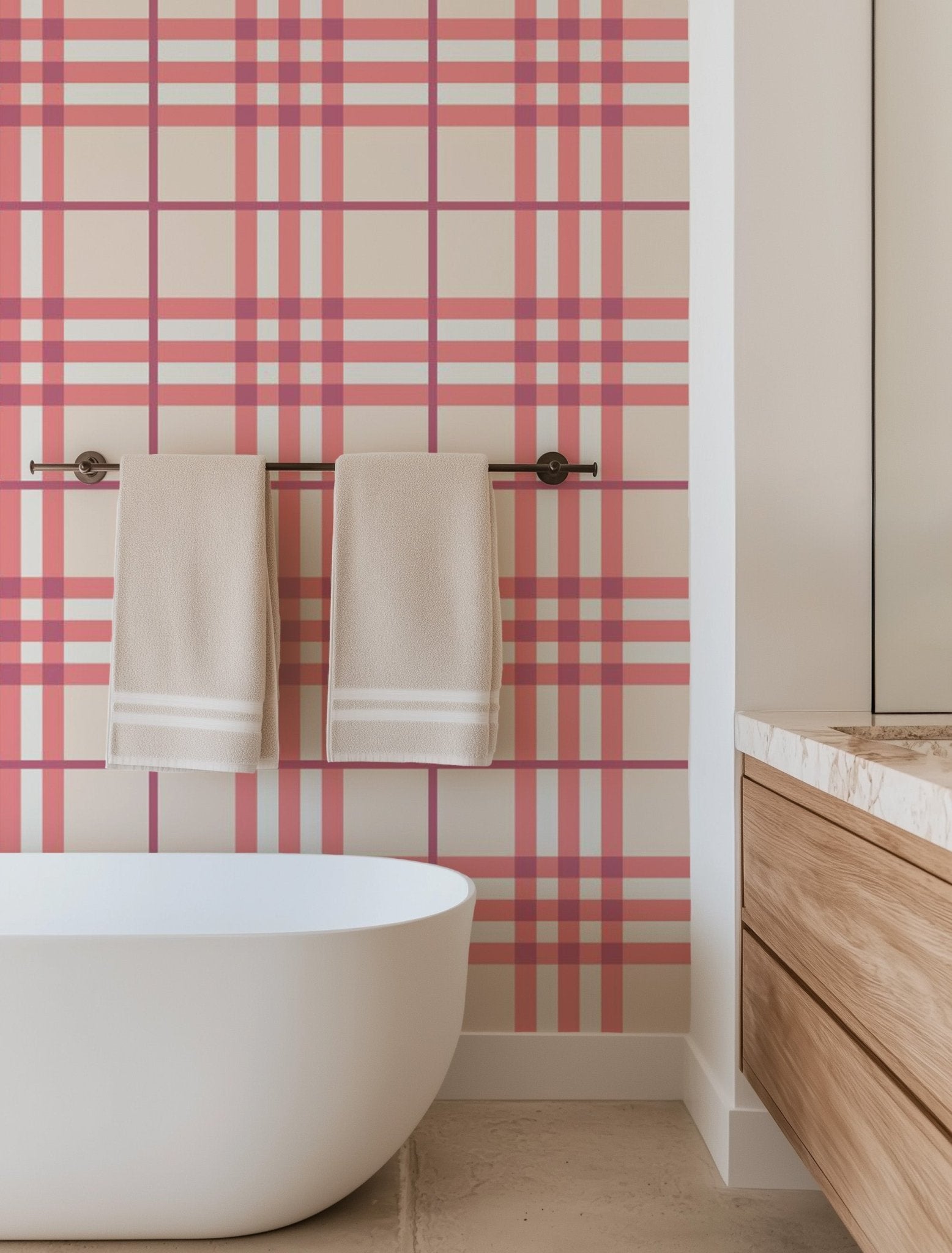 Pastel Tartan Pattern - Tomono