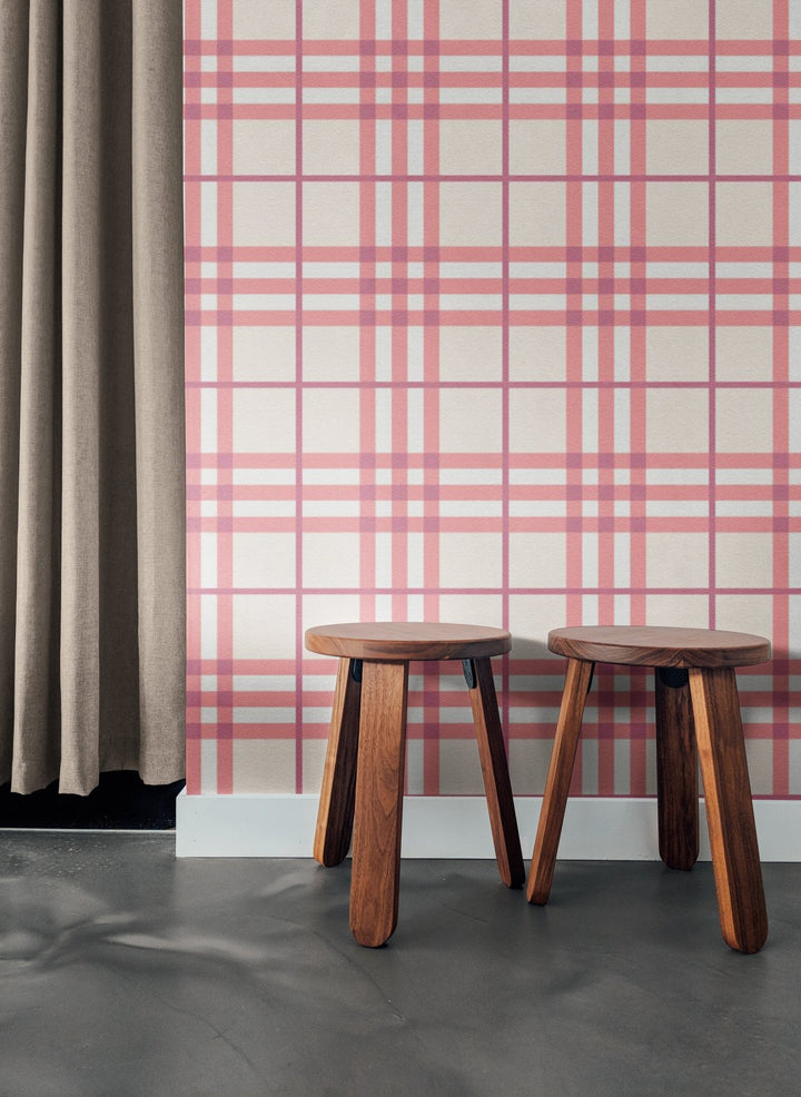 Pastel Tartan Pattern - Tomono