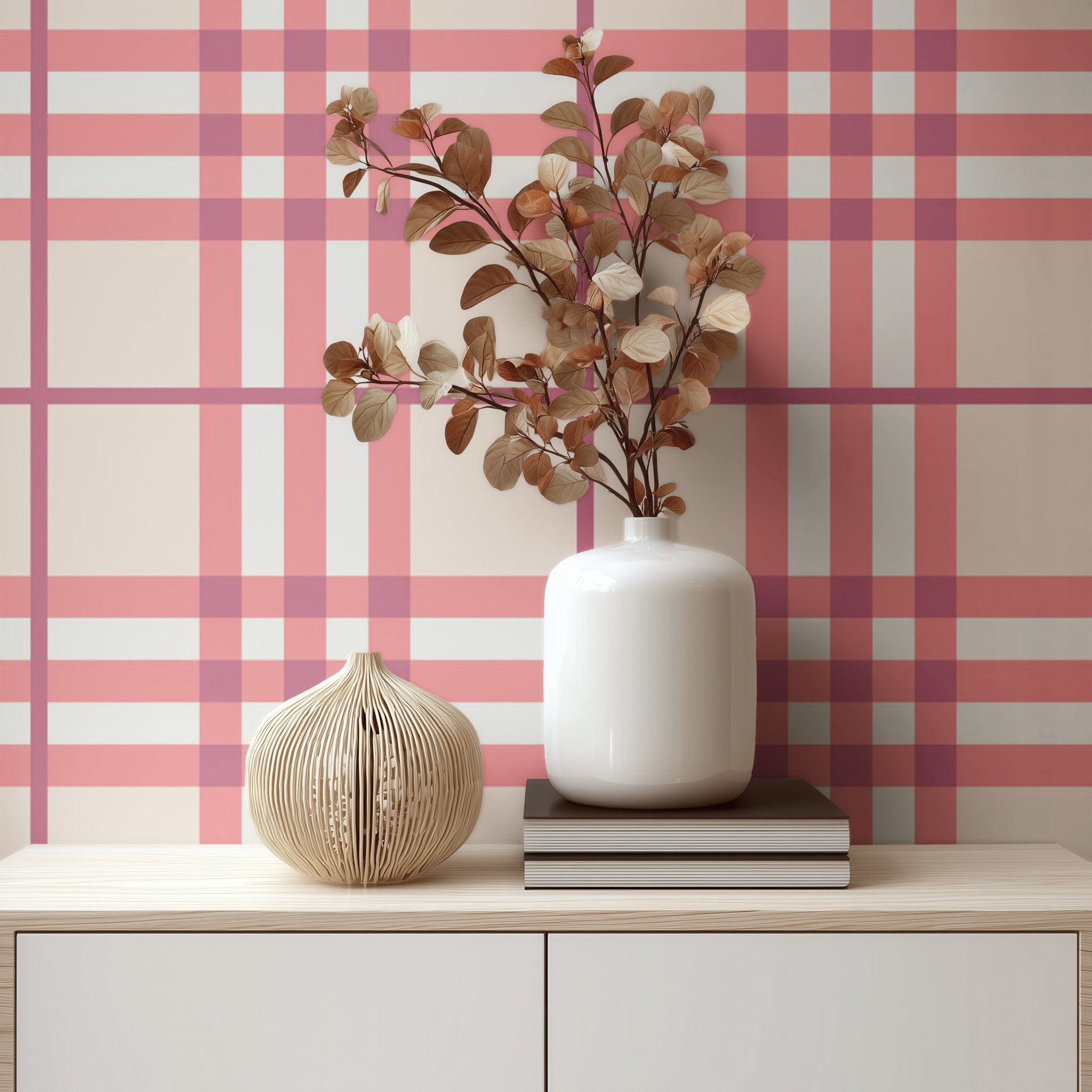 Pastel Tartan Pattern - Tomono