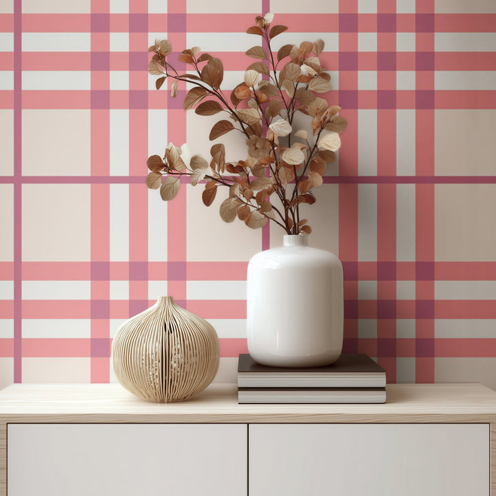 Pastel Tartan Pattern - Tomono