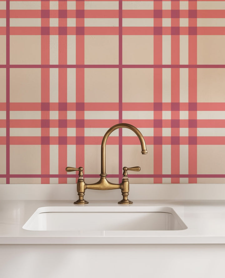 Pastel Tartan Pattern - Tomono