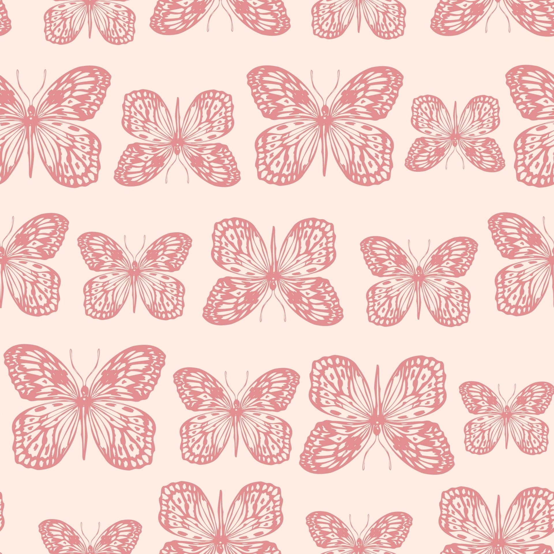 Pink Summer Butterflies - Tomono