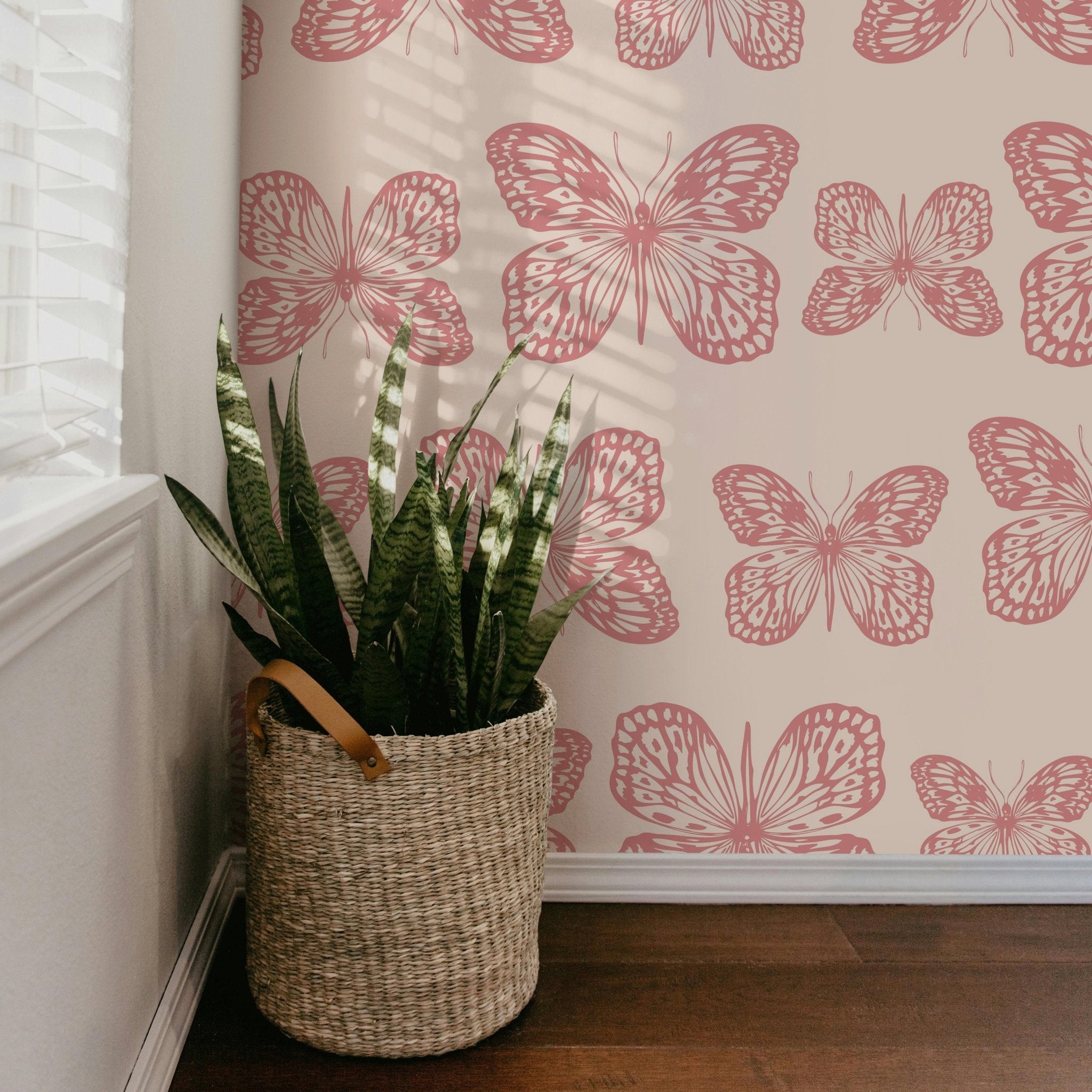 Pink Summer Butterflies - Tomono