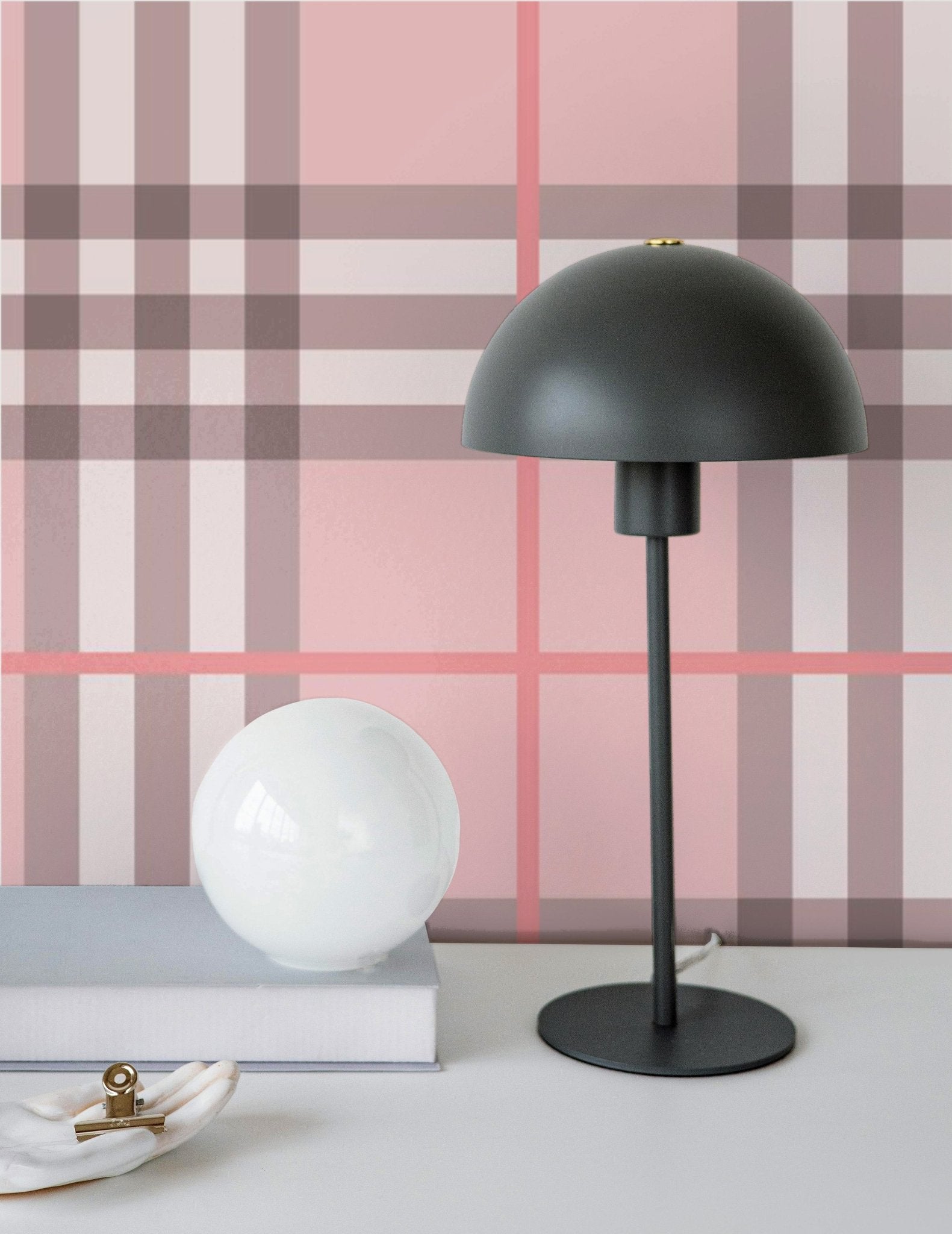 Pink Tartan Pattern - Tomono