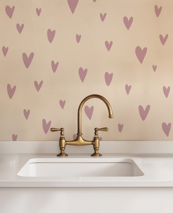 Pink Tiny Hearts - Tomono