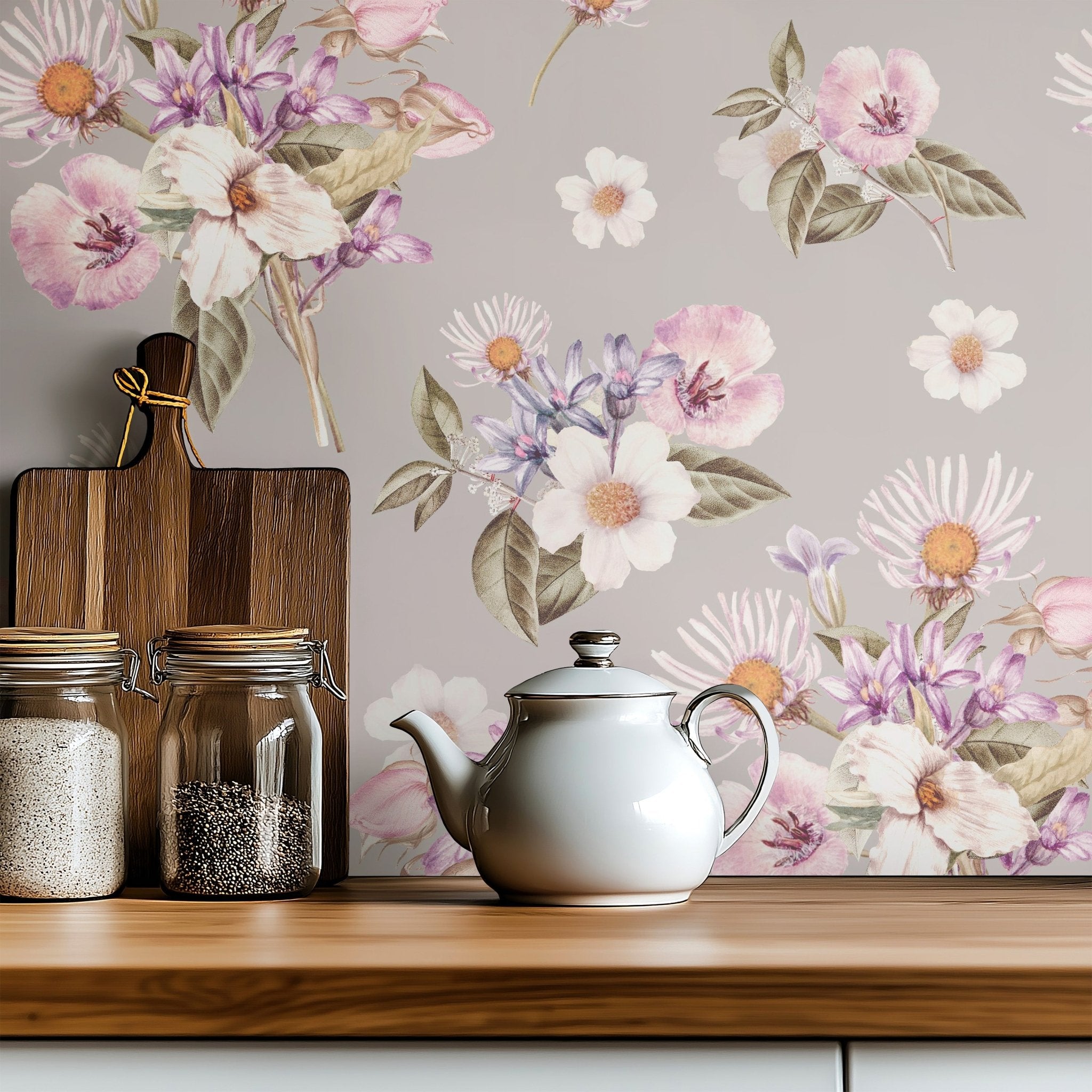 Romantic Dusty Flowers - Tomono