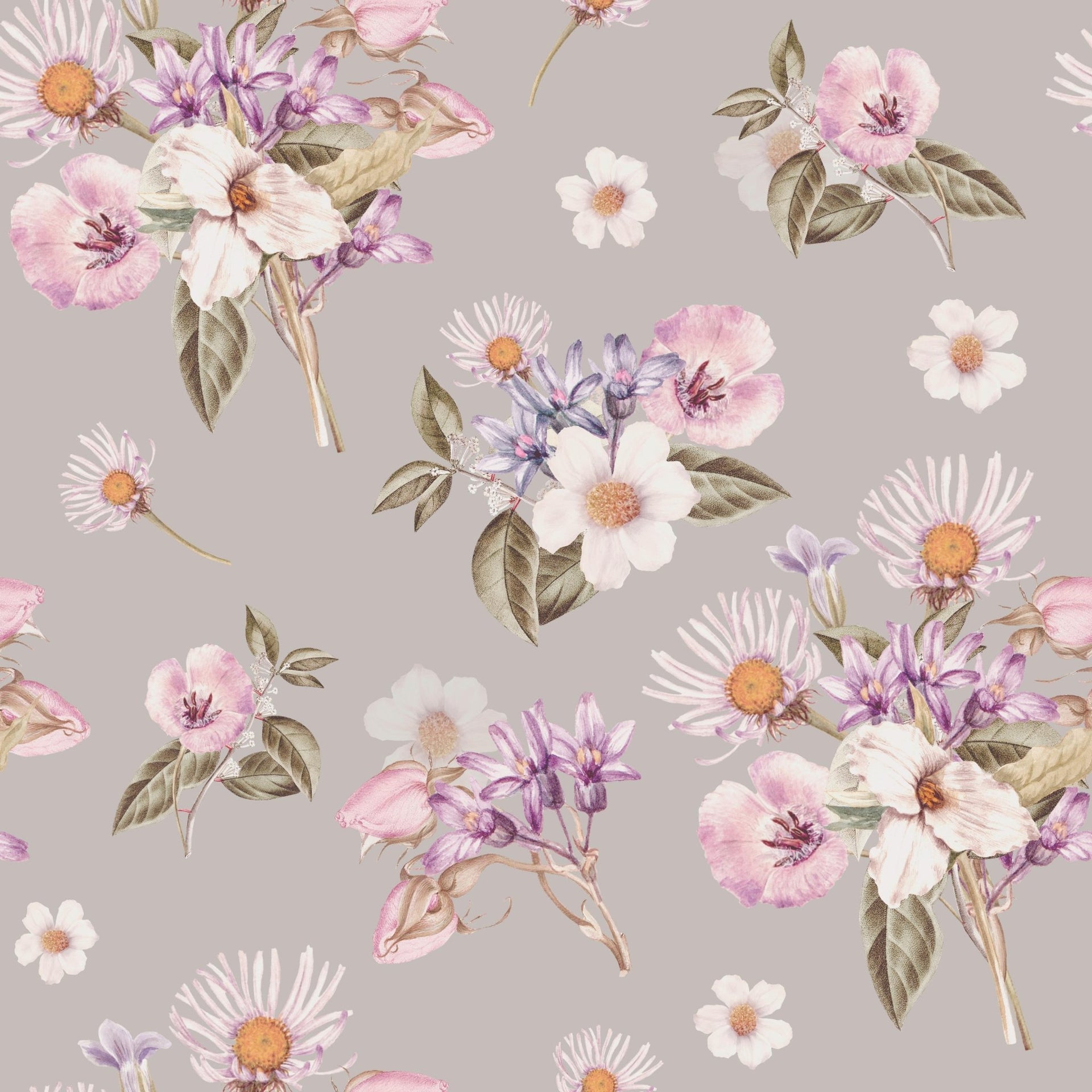 Romantic Dusty Flowers - Tomono