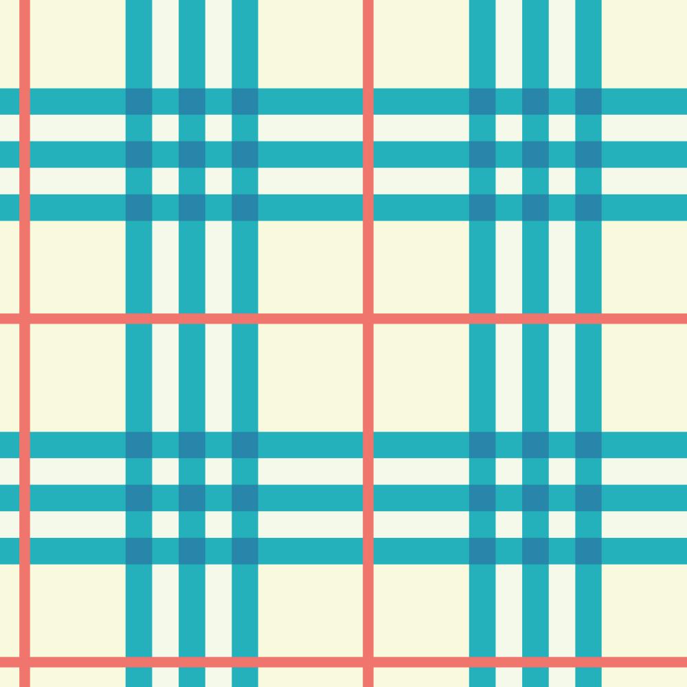 Sky Blue Tartan Pattern - Tomono