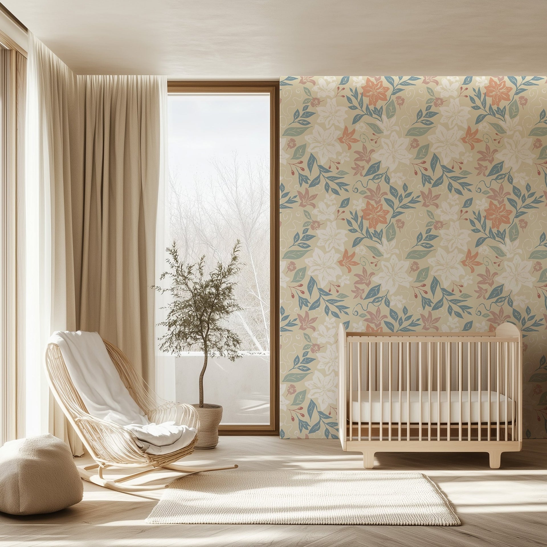 Soft Floral Harmony - Tomono