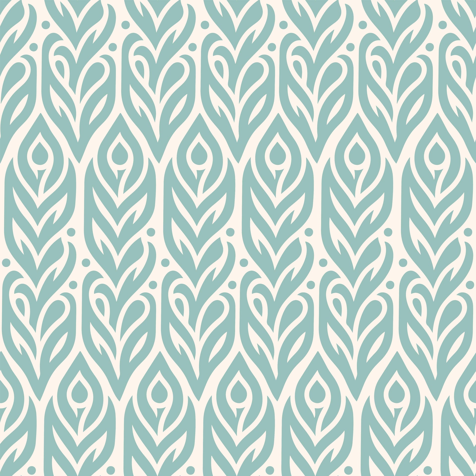 Subtle Green Ornament