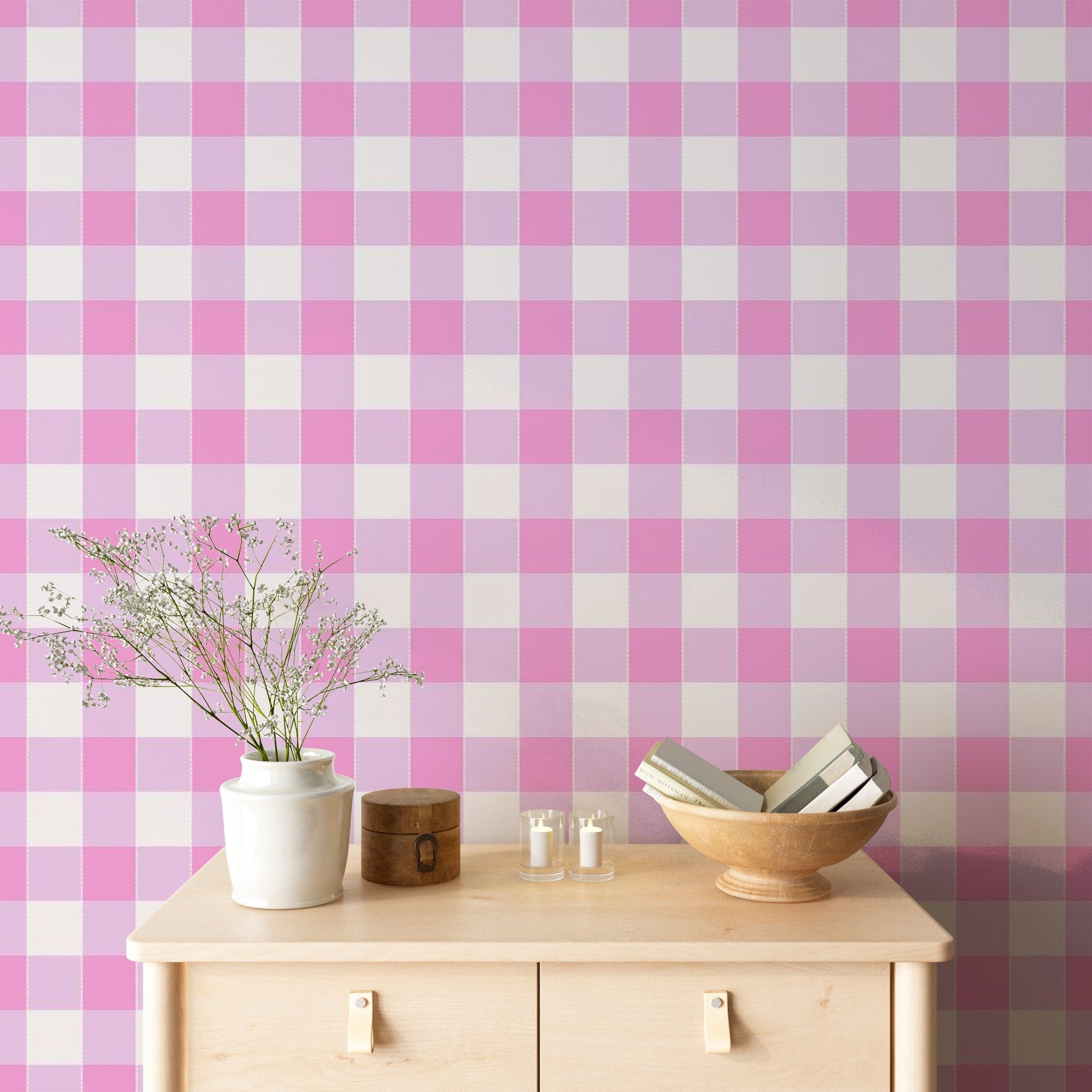 Sweet Checkered Pink - Tomono