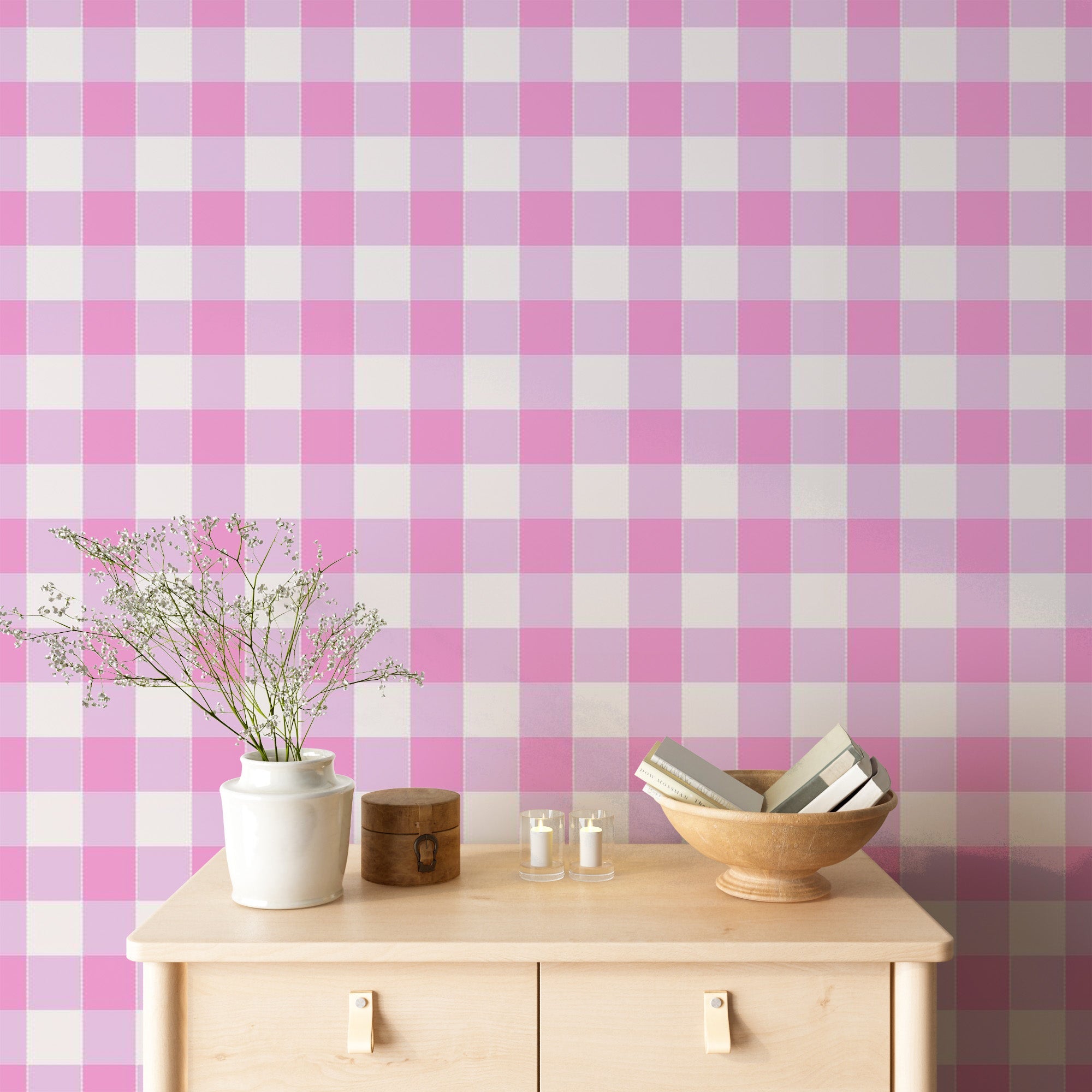 Sweet Checkered Pink - Tomono