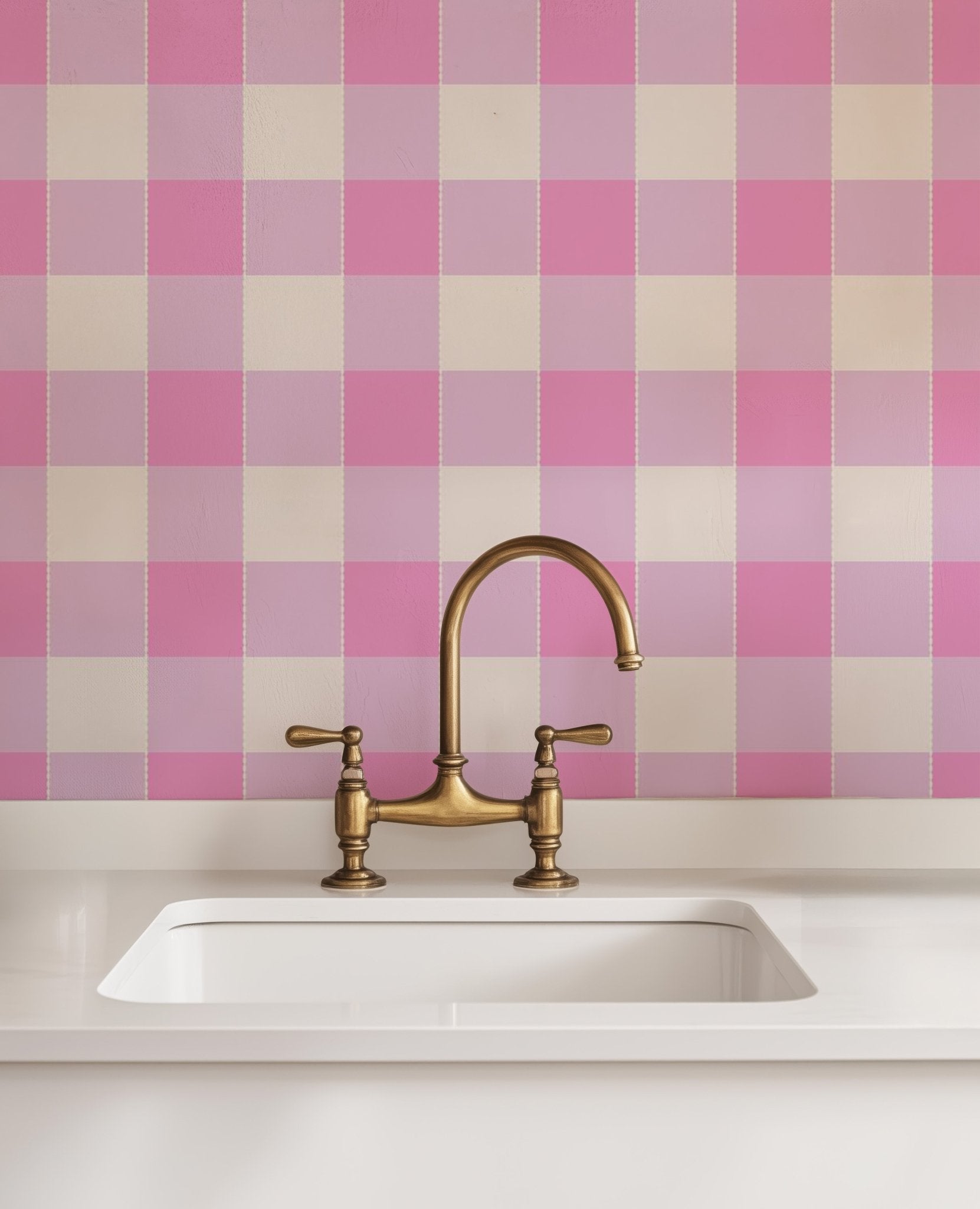 Sweet Checkered Pink - Tomono