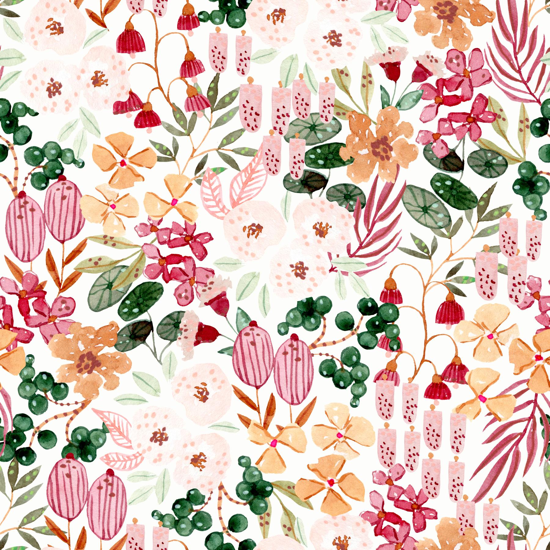 Violet Spring Flowers - Tomono