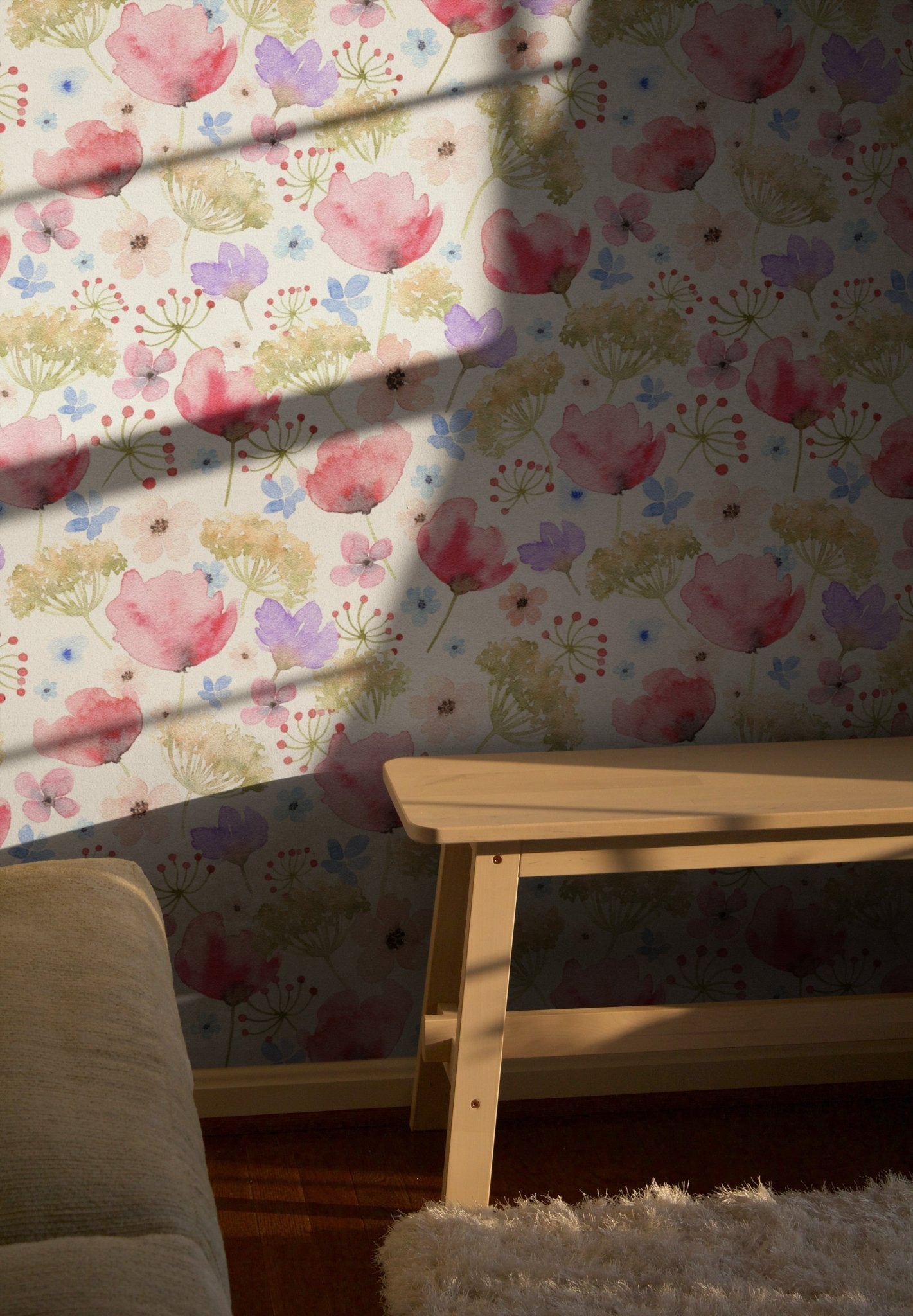 Watercolor Colorful Meadow - Tomono