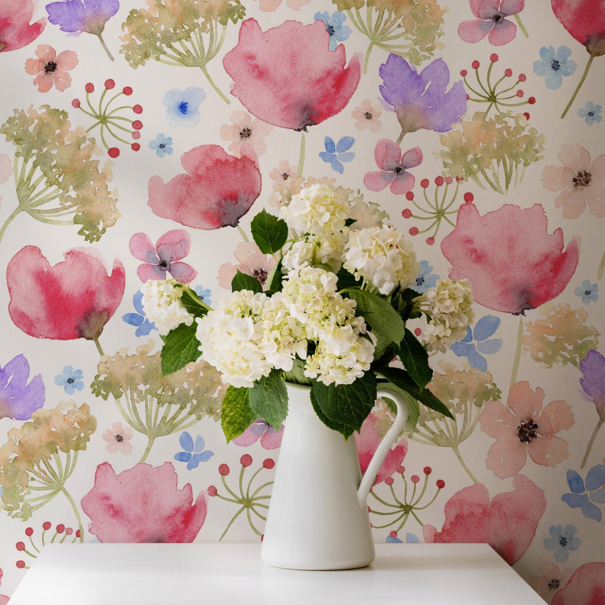 Watercolor Colorful Meadow - Tomono