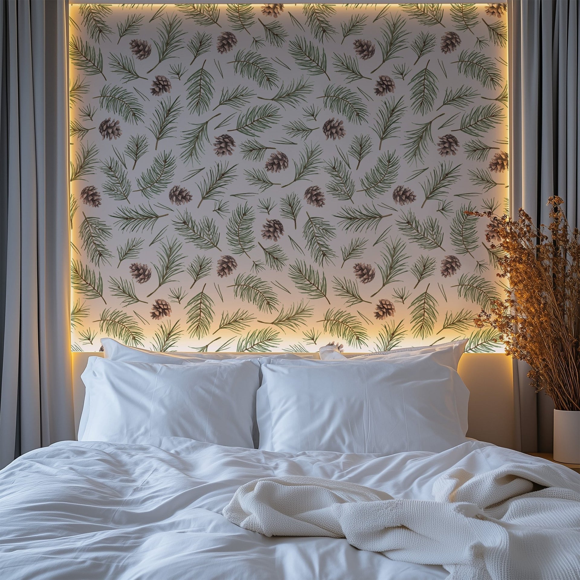 Watercolor Pinecones - Tomono