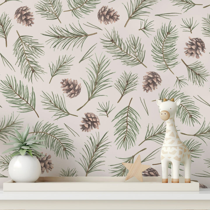 Watercolor Pinecones - Tomono