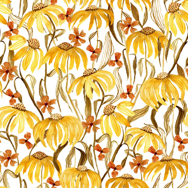 Watercolor Sunflowers - Tomono