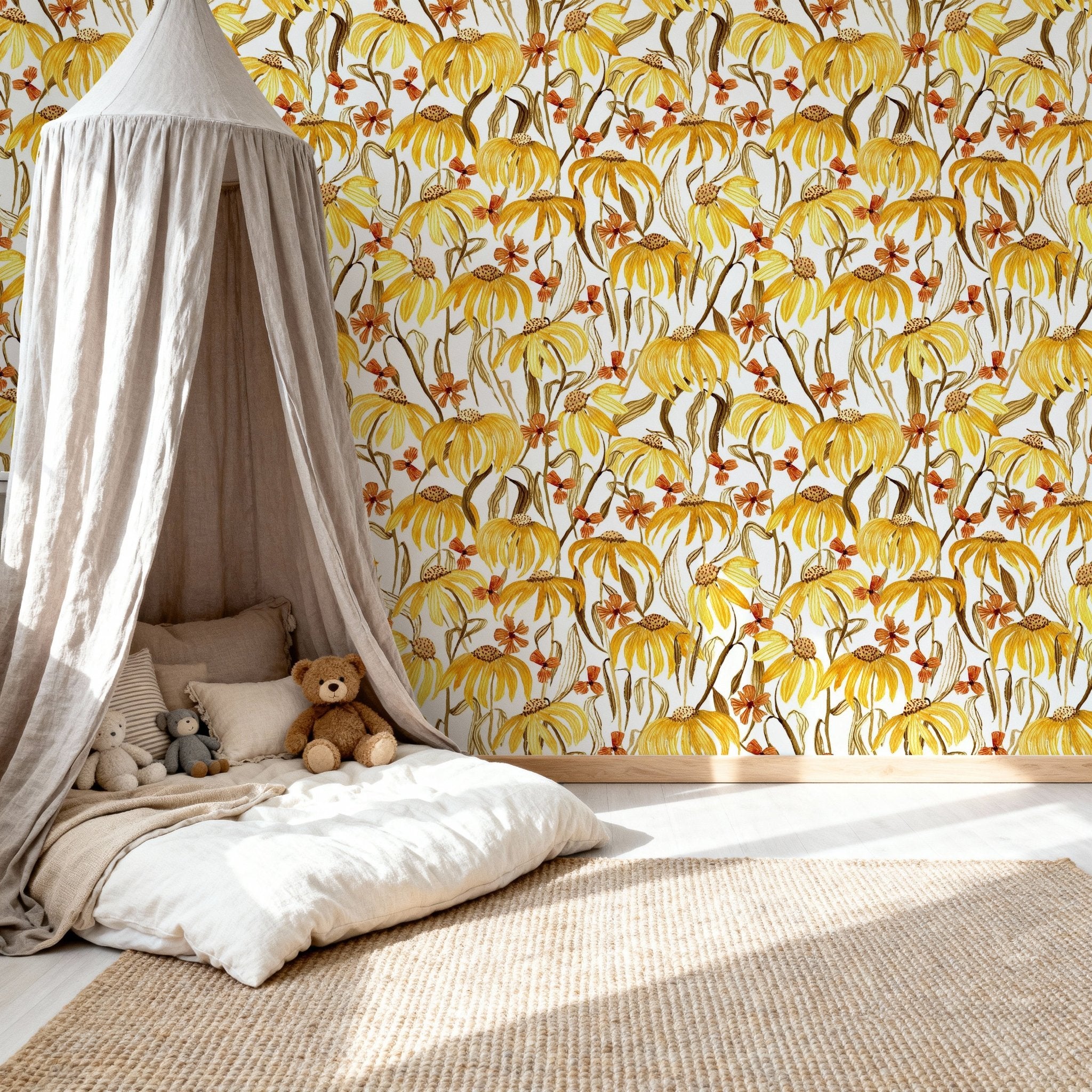 Watercolor Sunflowers - Tomono