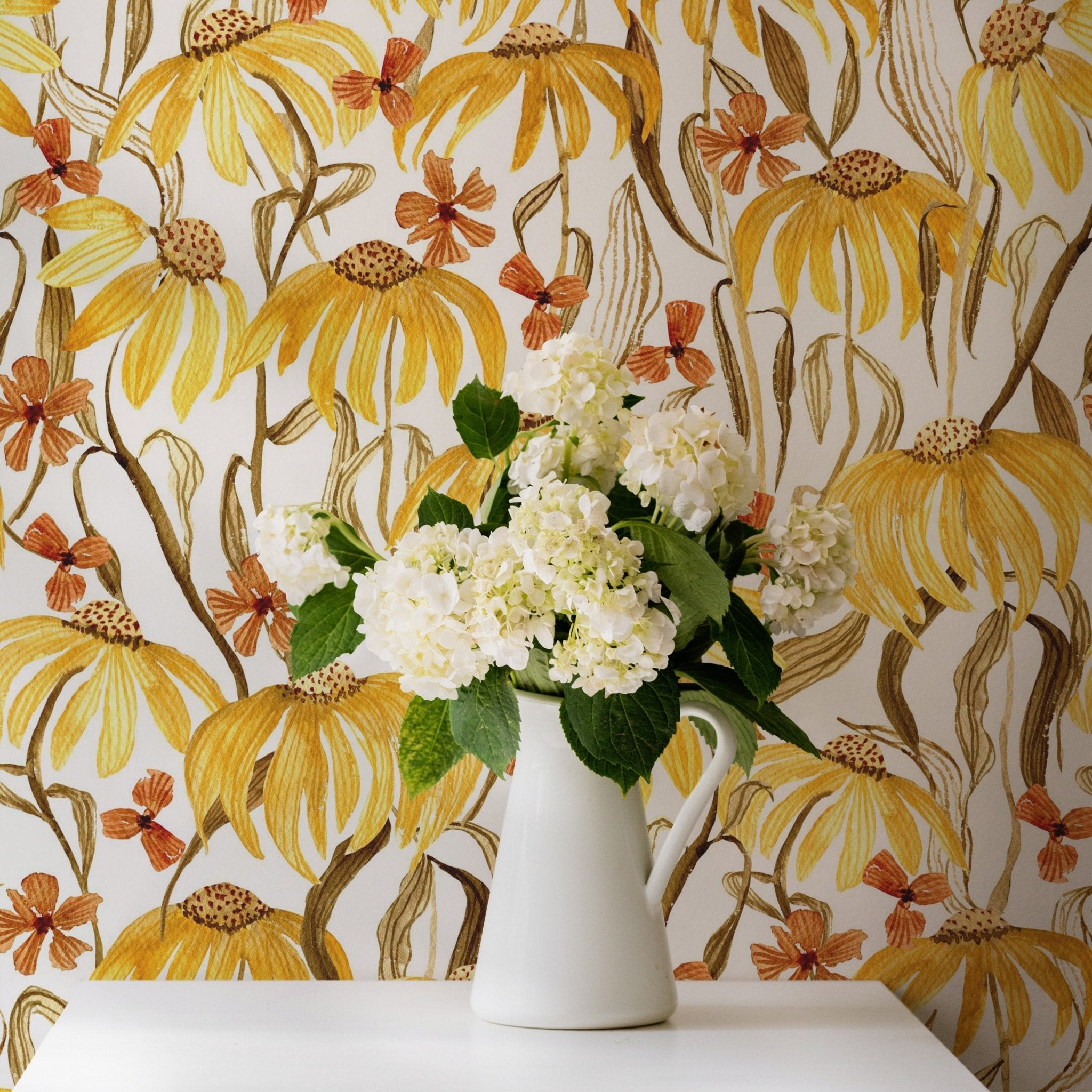 Watercolor Sunflowers - Tomono