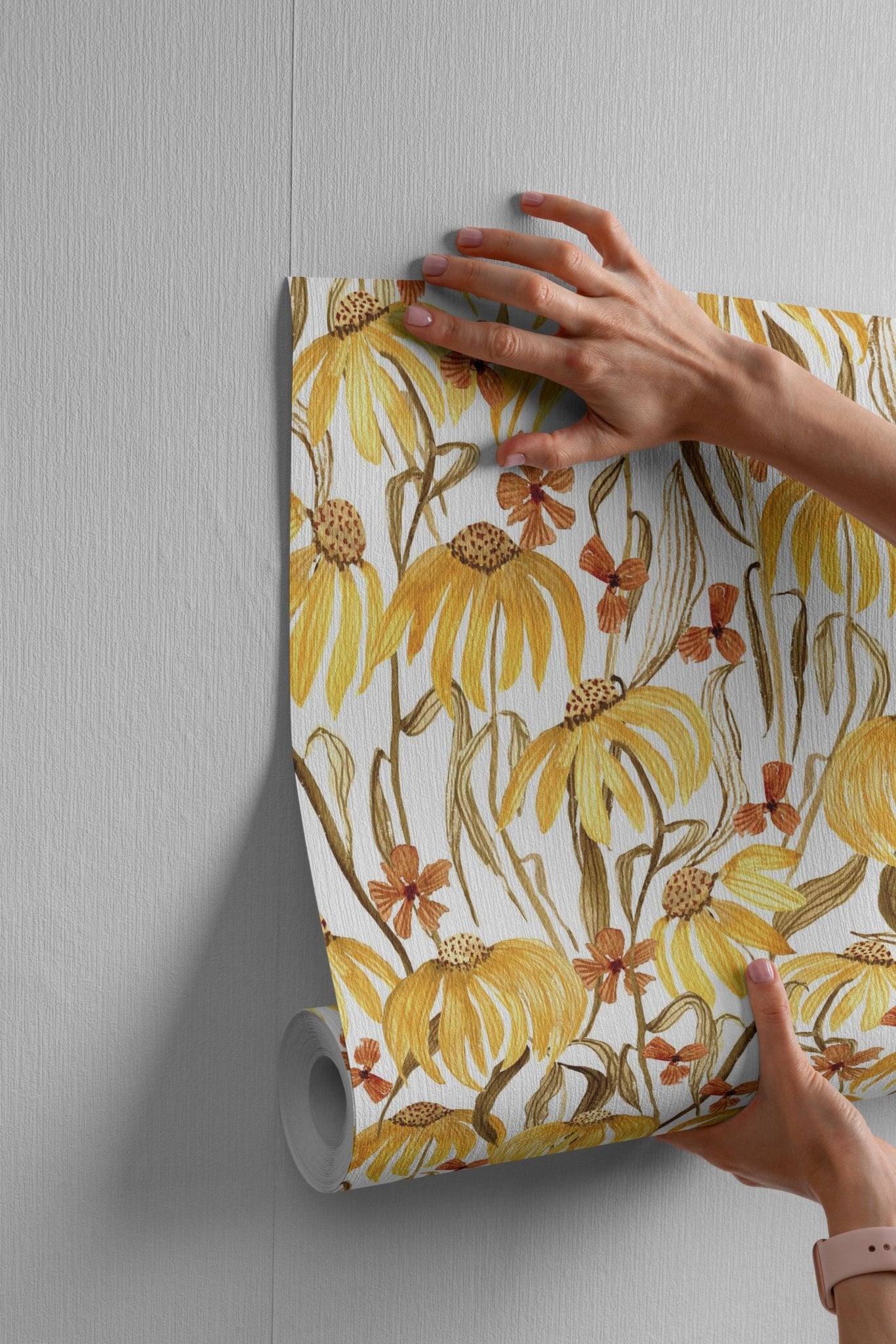 Watercolor Sunflowers - Tomono