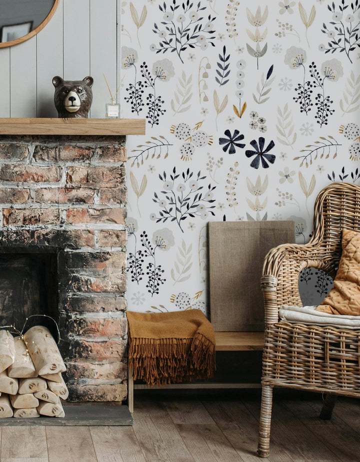 Winter Abstract Flowers - Tomono