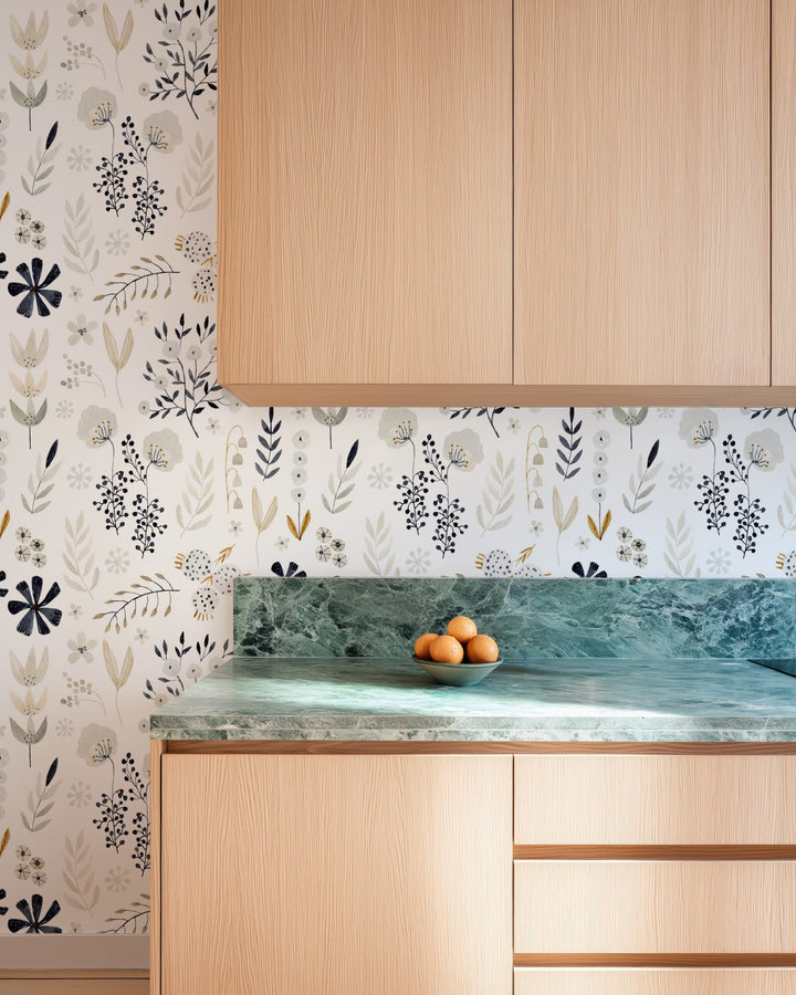 Winter Abstract Flowers - Tomono