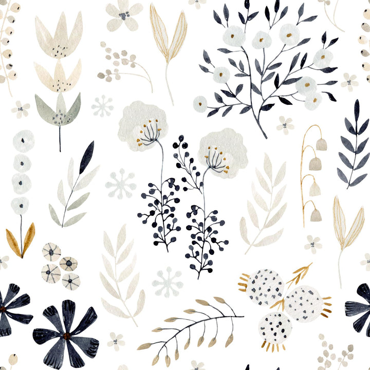 Winter Abstract Flowers - Tomono