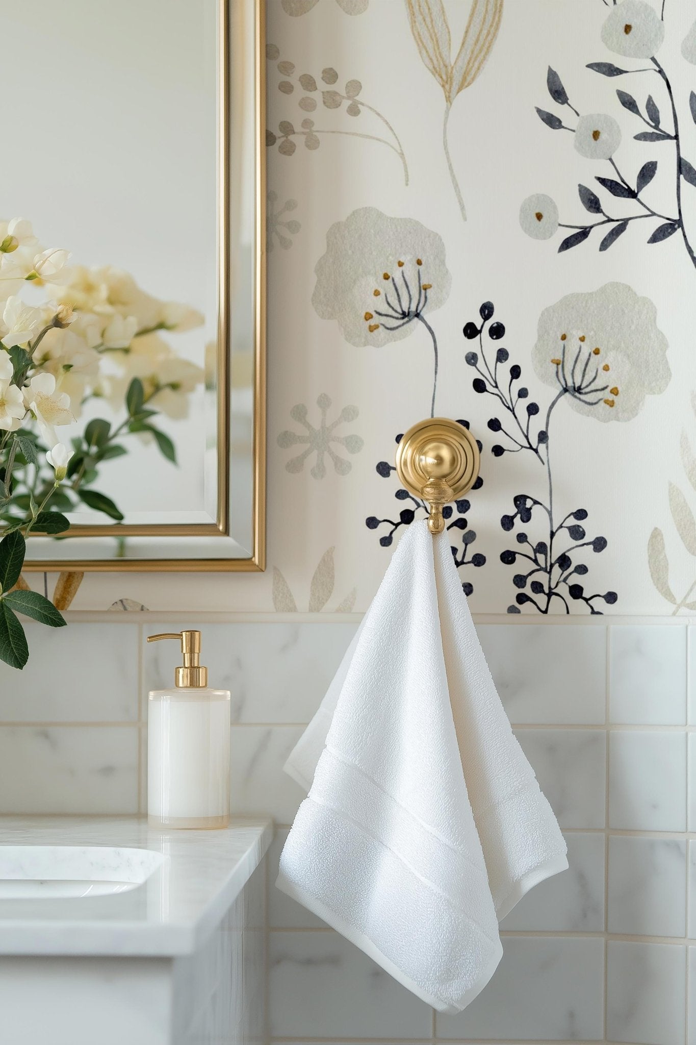 Winter Abstract Flowers - Tomono