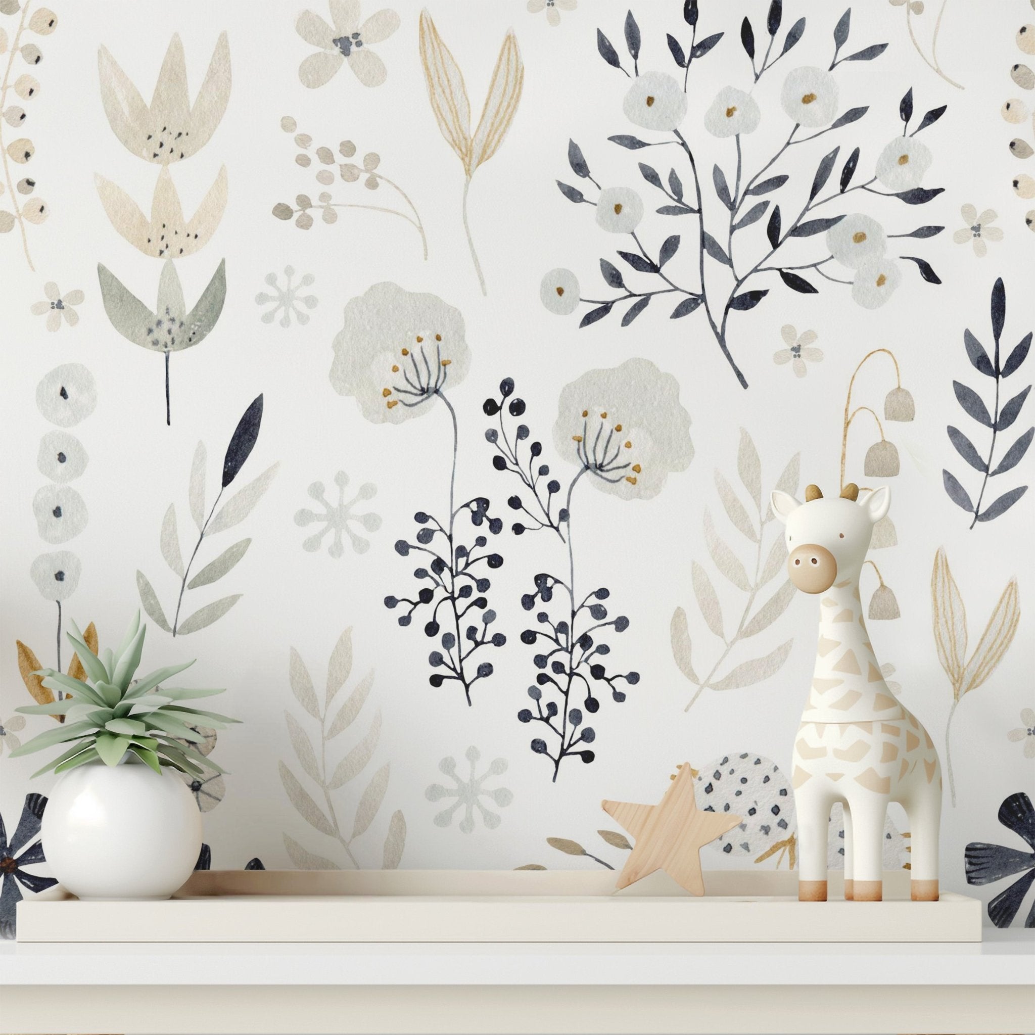 Winter Abstract Flowers - Tomono