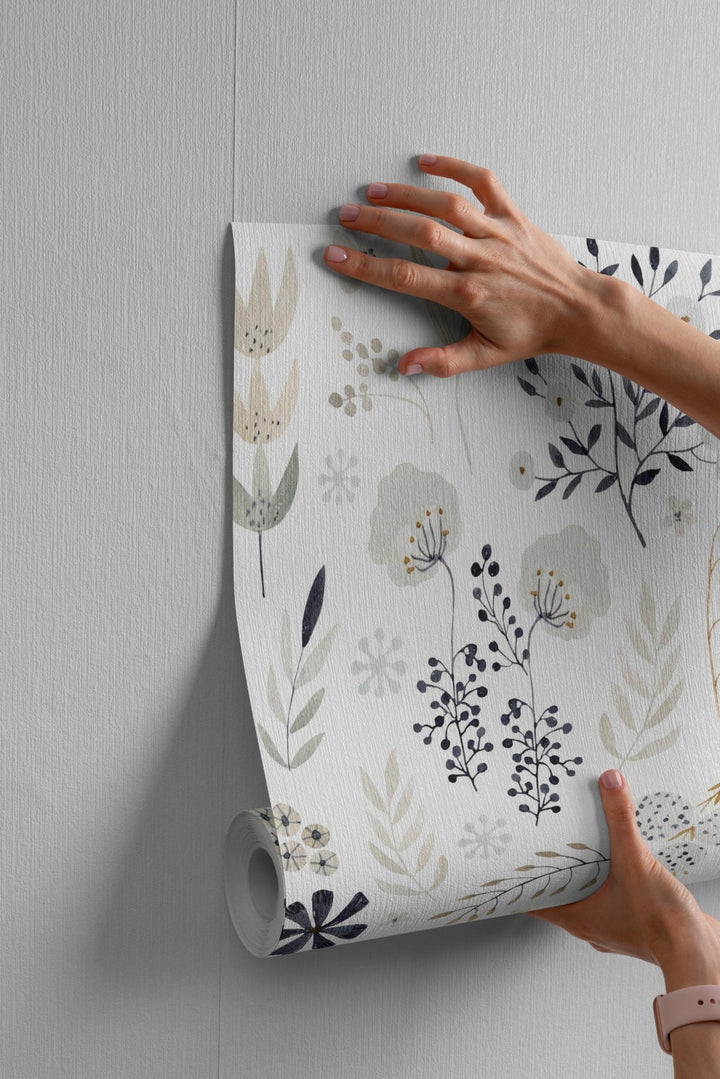 Winter Abstract Flowers - Tomono