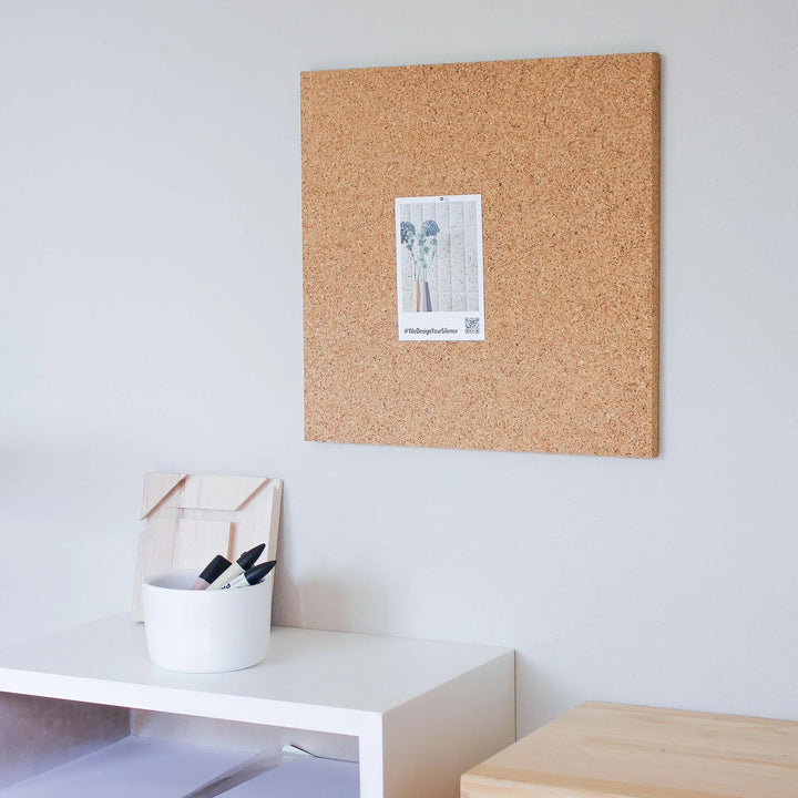 Cork Notice Board, Pin Board, Cork Notice Board, Wall Decoration - PICTURE M 40X40