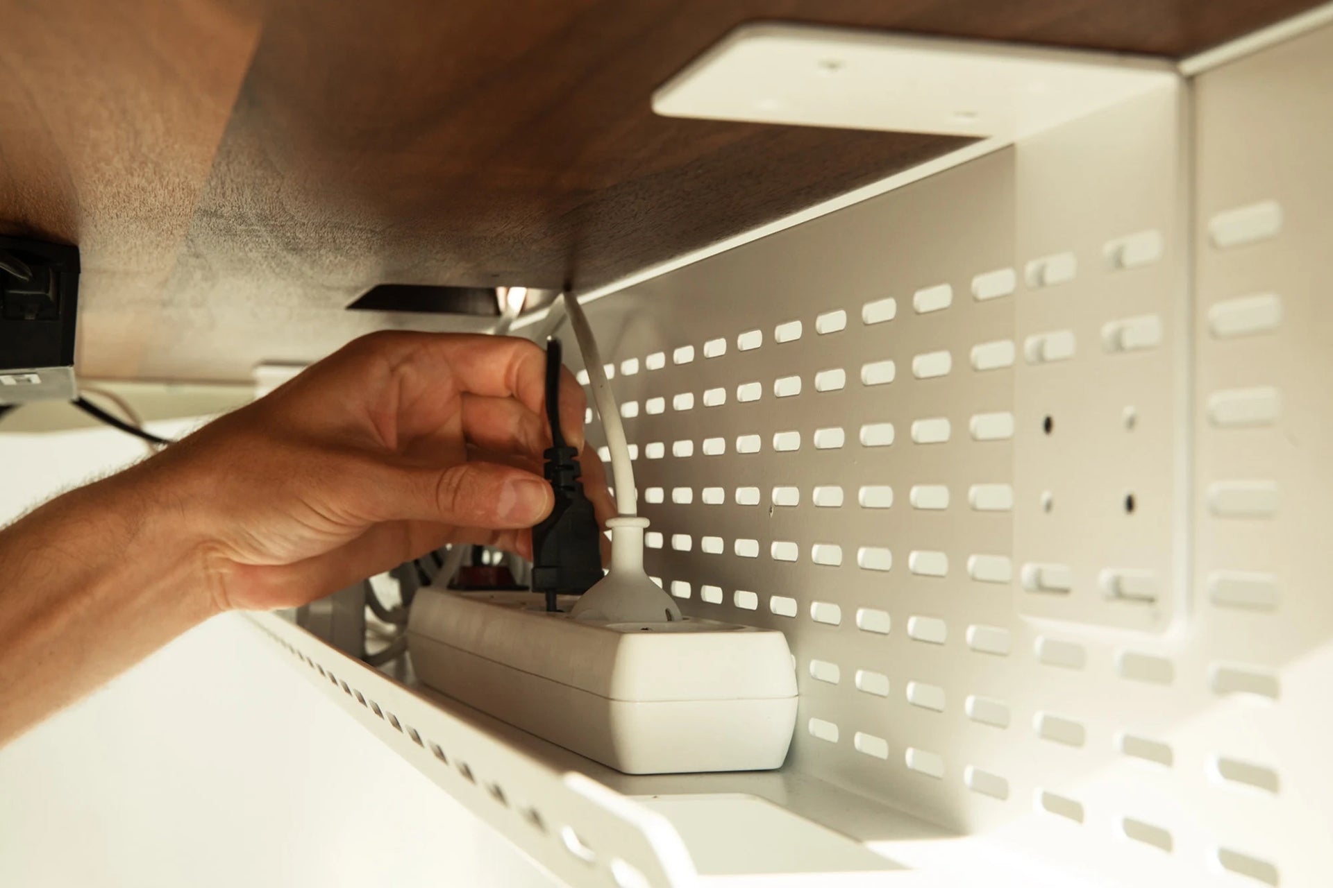 Steel Underdesk Organizer
