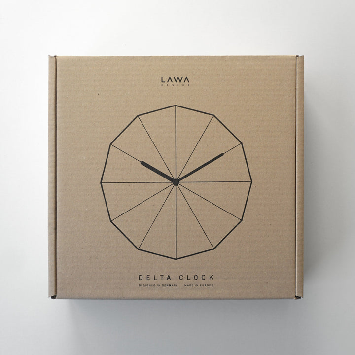 Delta Clock Smoked Oak