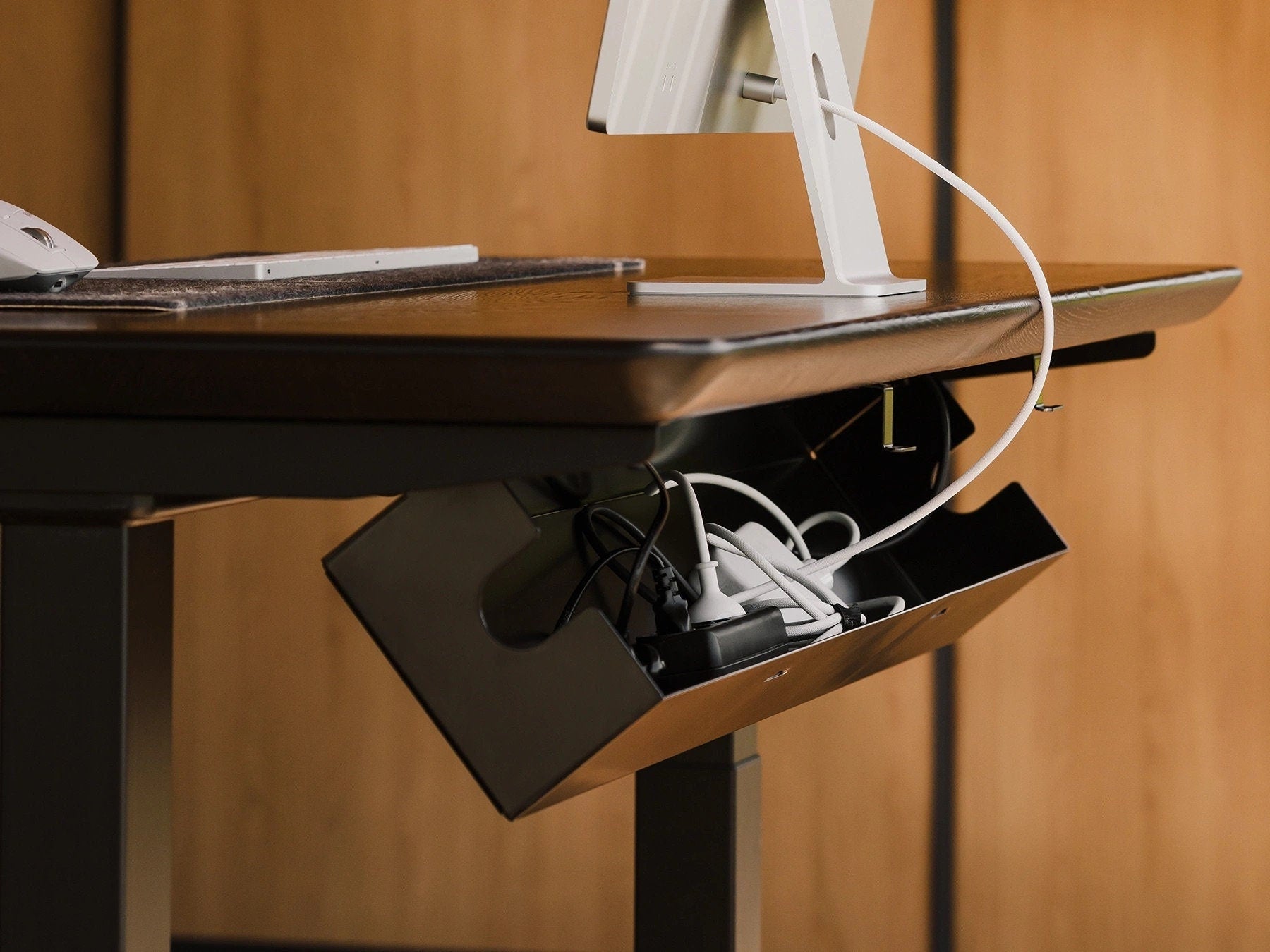 Steel Underdesk Organizer 