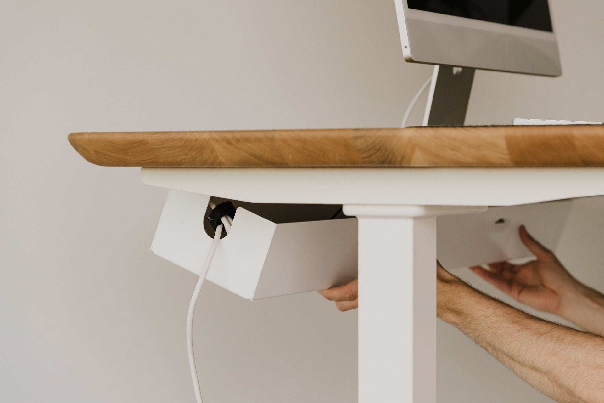 Steel Underdesk Organizer 