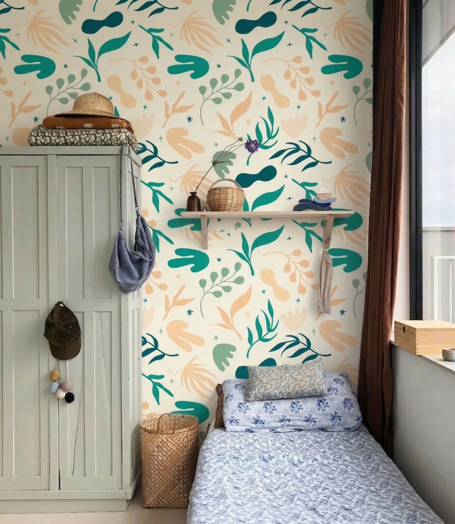 Abstract Boho Flowers